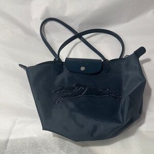 Longchamp Elegant Navy Blue Tote Bag